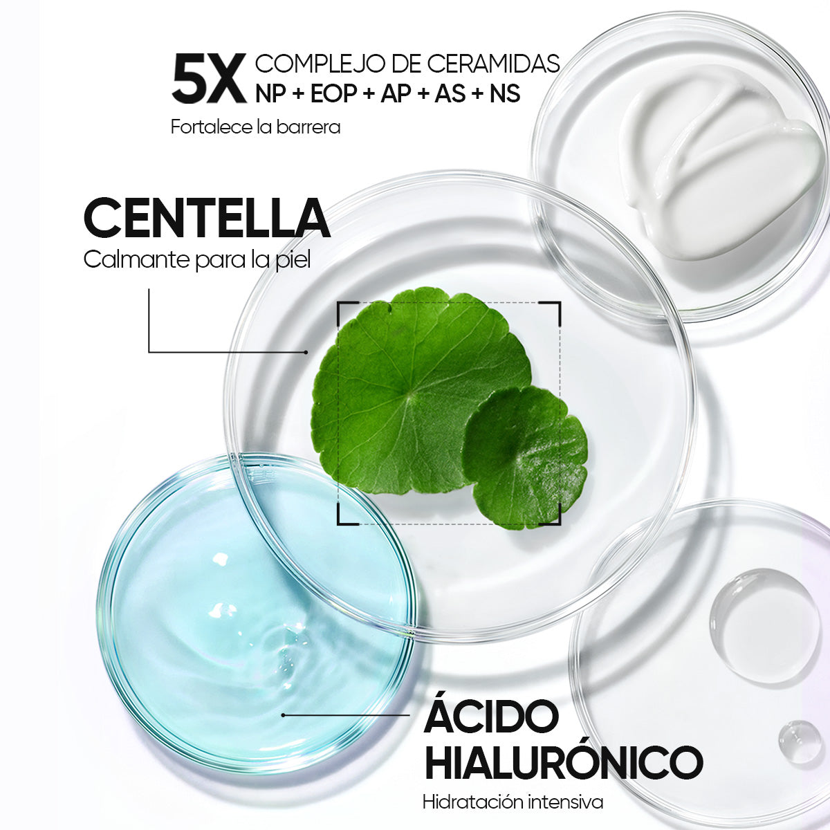 Gel Hidratante Reparador de la Barrera con 5X Ceramidas
