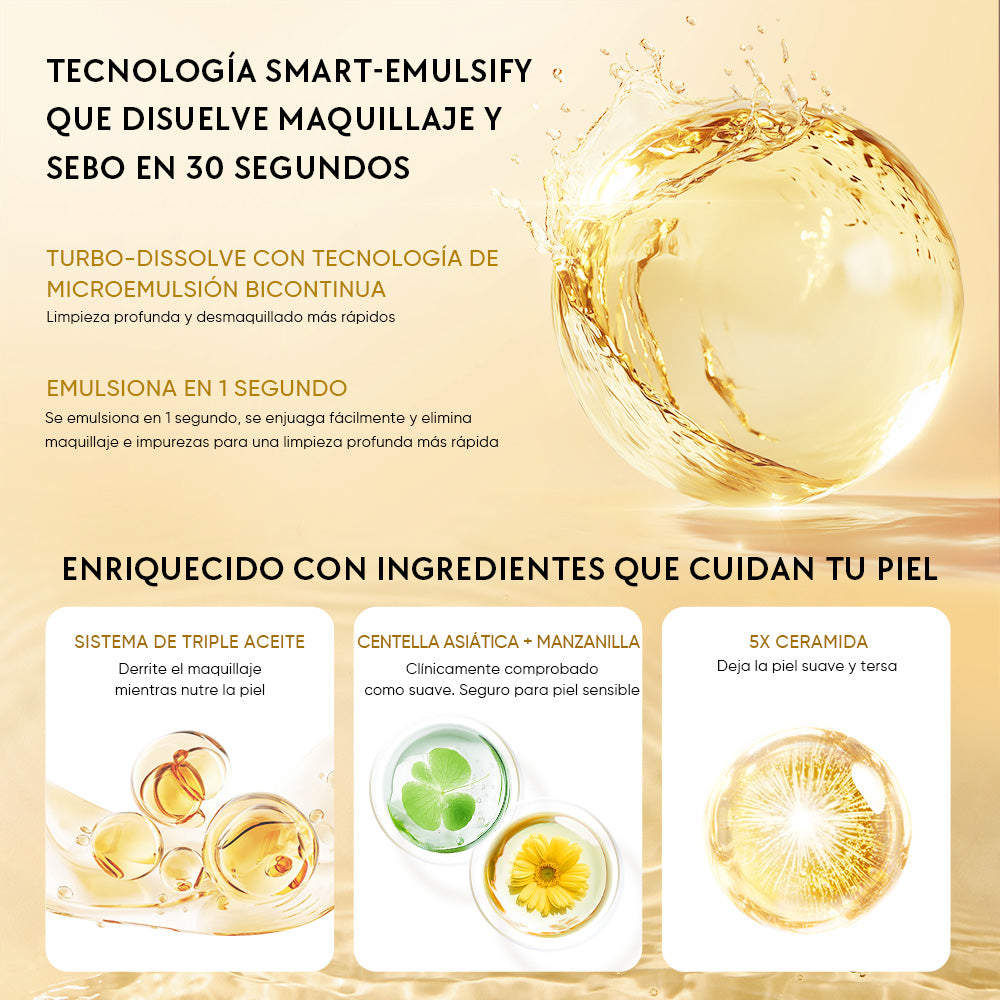 Desmaquillante de Aceite Profundo con Centella