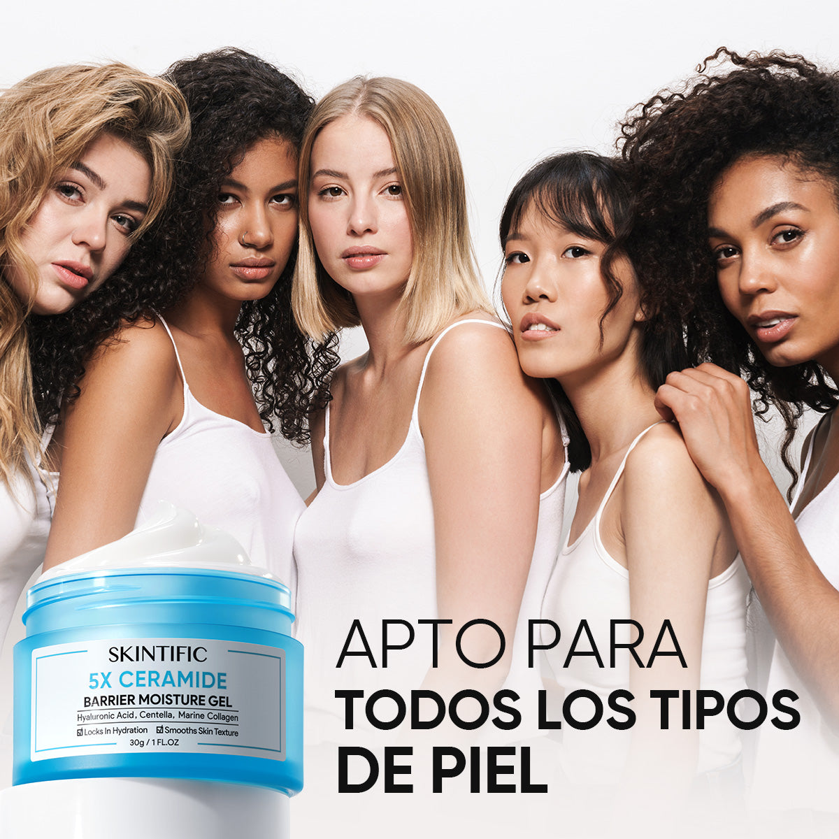 Gel Hidratante Reparador de la Barrera con 5X Ceramidas