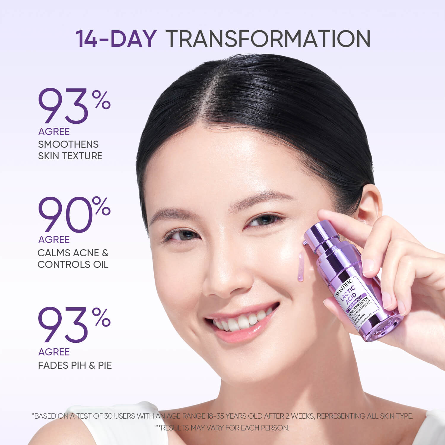 Sérum Exfoliante con Ácido Láctico para una Piel Suave y Luminosa