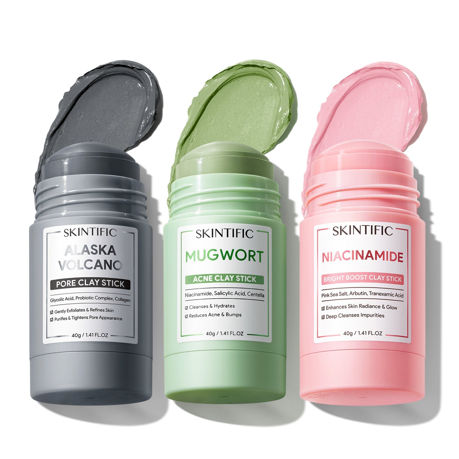 Set de Mascarillas en Barra Pore Perfect – 3 piezas