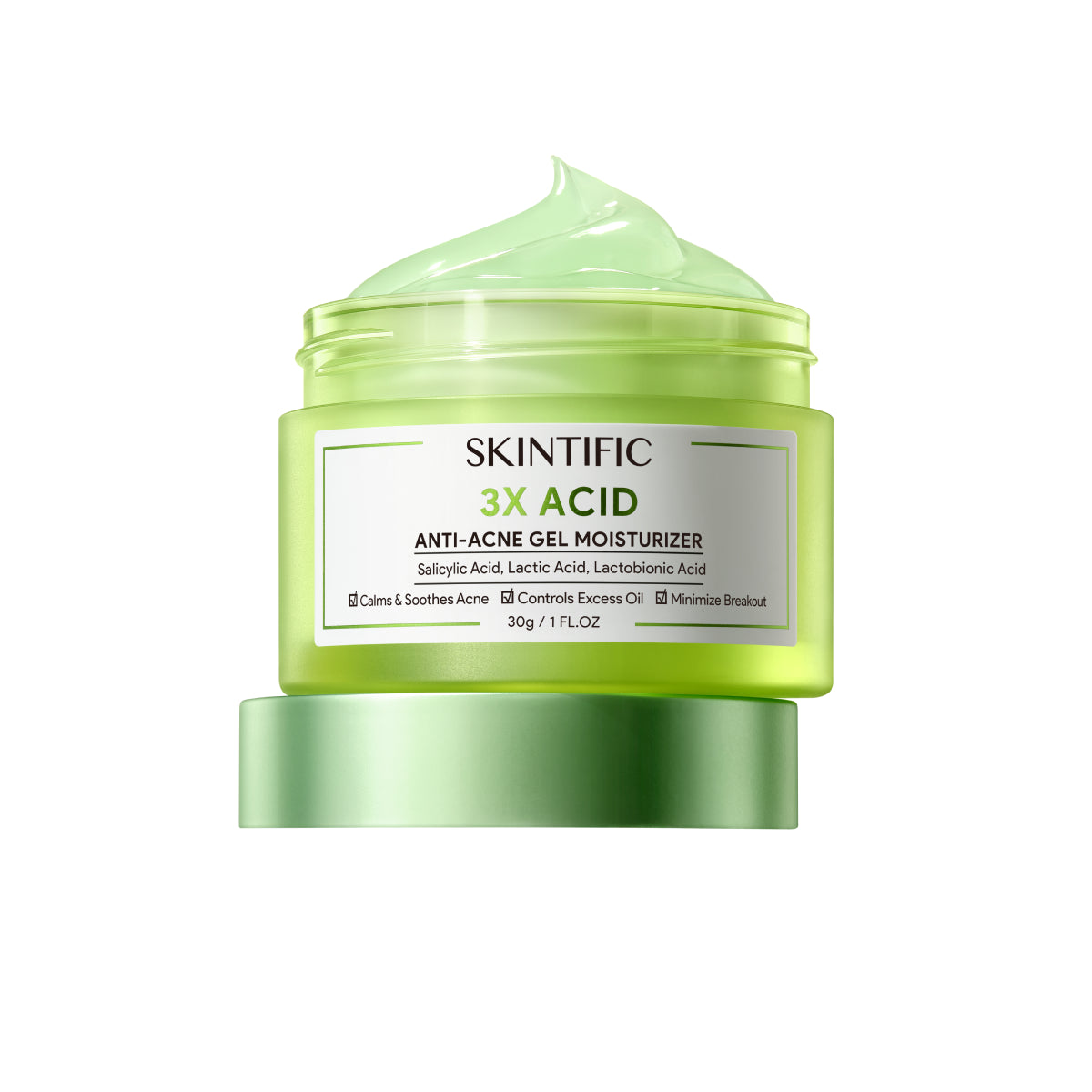 Gel Hidratante Antiacné 3X Ácidos